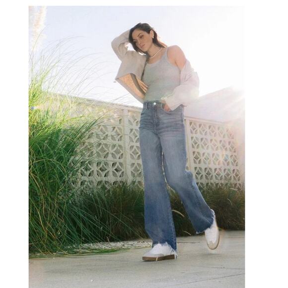 Lovervet by Vervet 90s Vintage High Rise Raw Hem Jeans size 27 - Picture 1 of 11